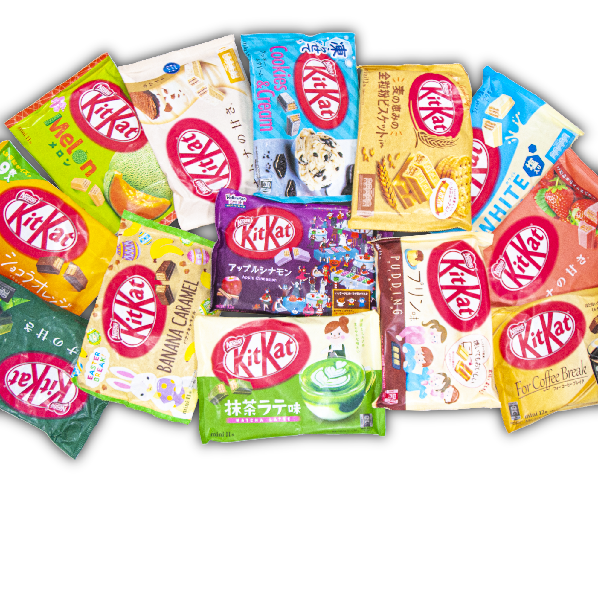Japanese Limited individual flavors of KitKats [60~70 Bars]
